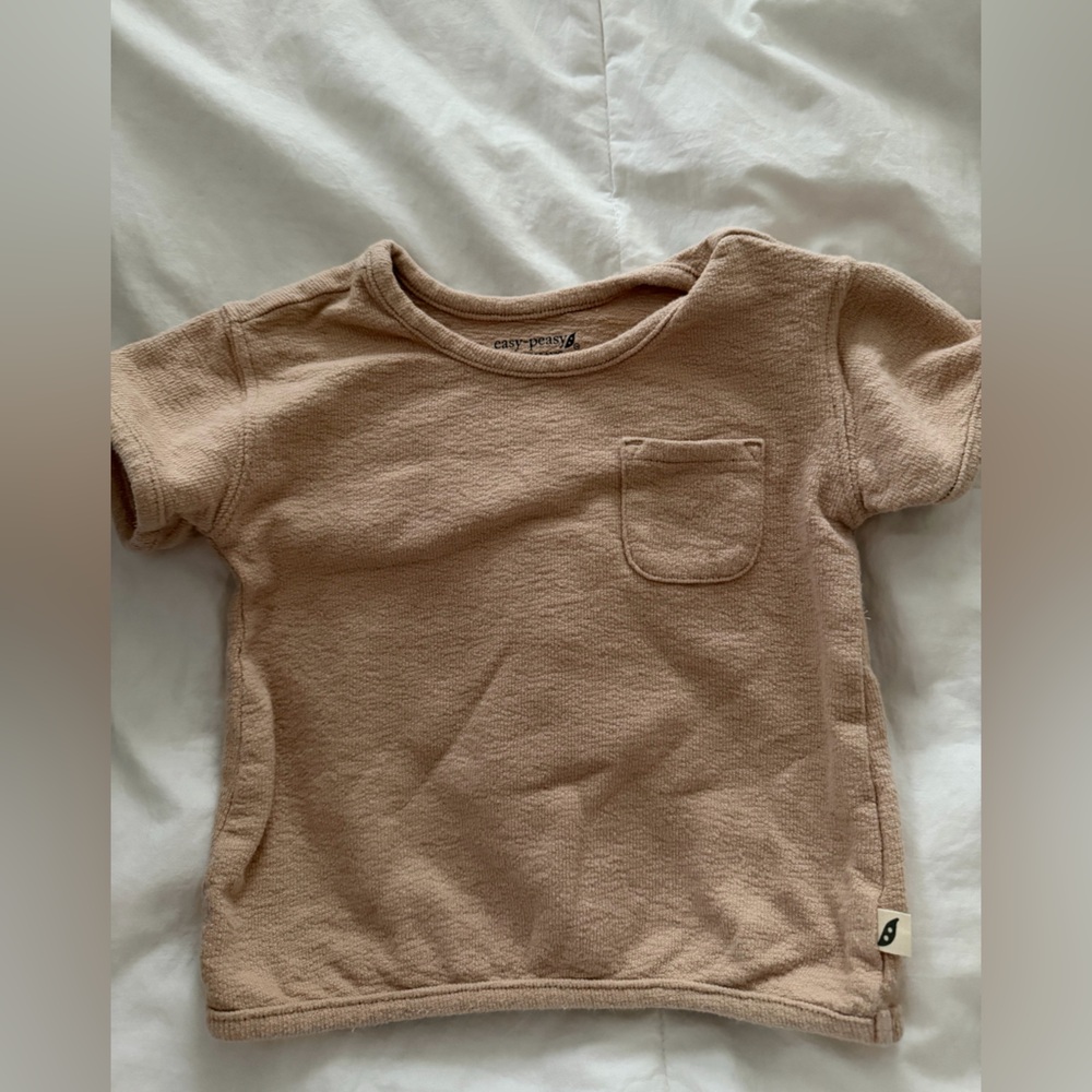 Cozy Tan Short Sleeve Kids Tee